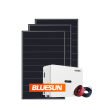 Bluesun 380V 100KW 500KW Grid Tie Inverter Solar System On Grid Solar Panels System Kit for Home